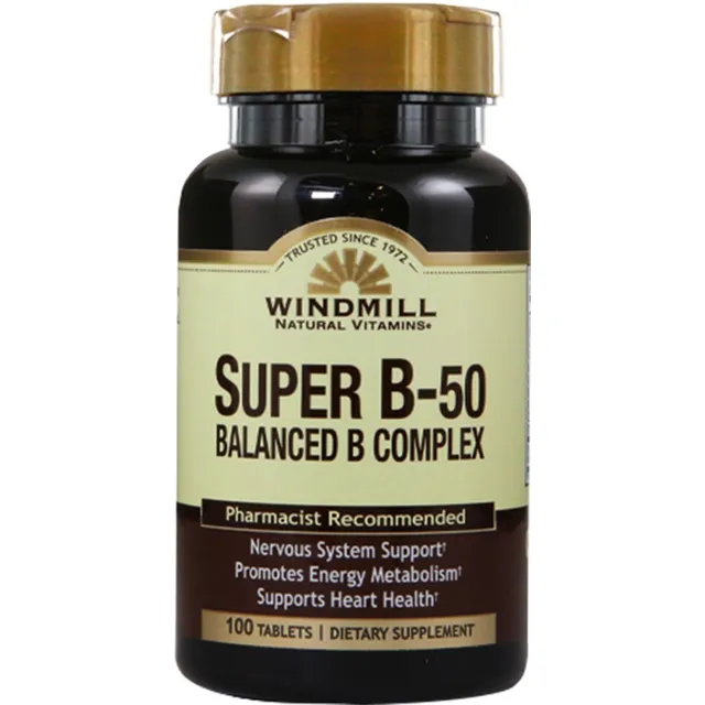 Vitamina Súper B-50 (complejo B Equilibrado)