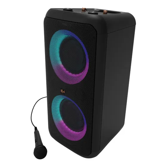 Bocina Klipsch GIG XXL portátil con bluetooth waterproof negra 127V