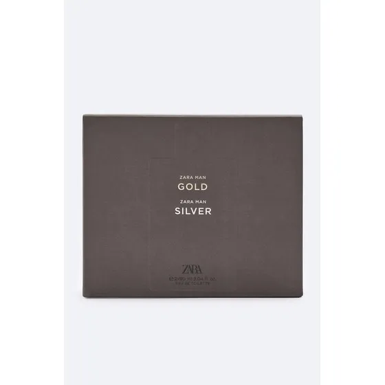 Zara Man Silver Edt Zara Man Gold Edt Set 2x90ml