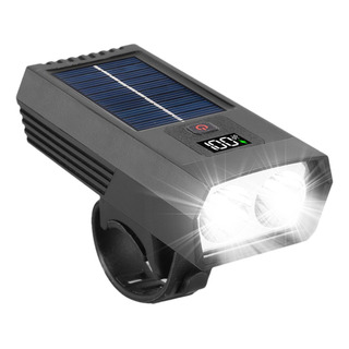 Luz De Bicicleta De Energía Solar Luz De Cabeza Solar De Bic Luz De Bicicleta De Energía Solar Luz De Cabeza Solar De Bic