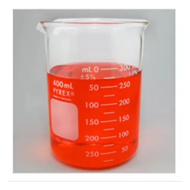 Beaker O Vaso Precipitado De 400 Ml Marca Pyrex.