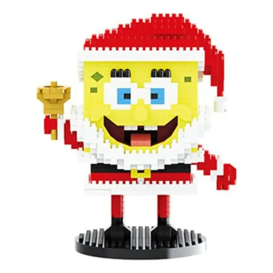 Bloques Armables Pokémon, Bob Esponja Navideño 785 Pcs