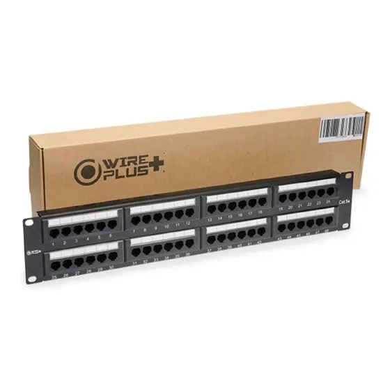 Patch Panel 48 Puertos Cat5e Wireplus