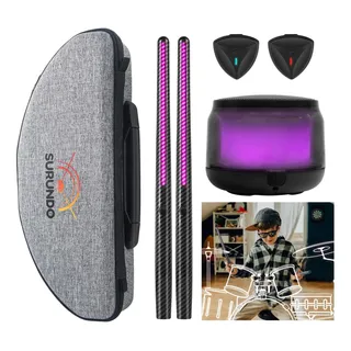 Jogo De Bateria De Ar Virtual Com Baquetas Incluídas