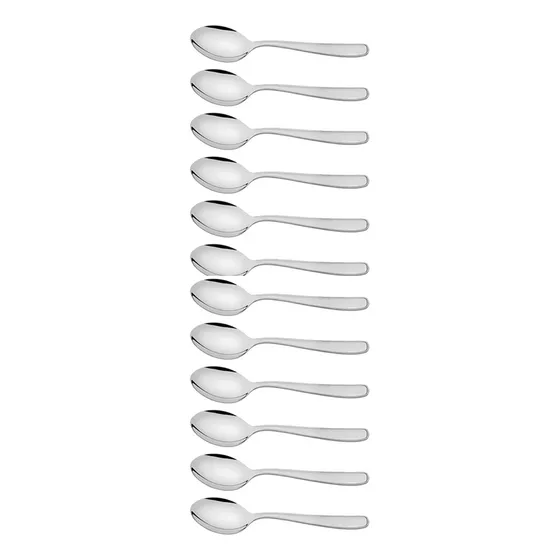 Cuchara De Cafe Tramontina Acero Inox Meresias X12 Unidades