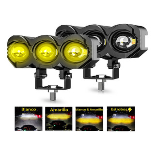 Par Faros De Lupa Niebla Led Alto/baja Auto Moto Exploradora Par Faros De Lupa Niebla Led Alto/baja Auto Moto Exploradora