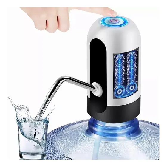 Dispensador Eléctrico Recargable Usb Para Bidón De Agua