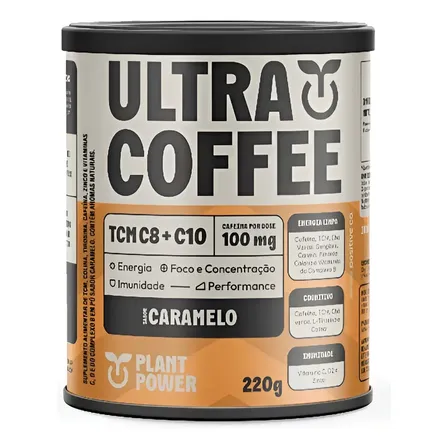 Ultracoffee Caramelo Café Tcm C10 Foco Energia Termogenico Caramelo