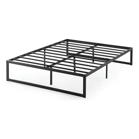 Base De Cama Abel Zinus 2 Plazas 150x190x36cm Color Negro