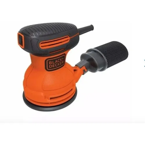 Lijadora Roto Orbital 180w Color Naranja Black And Decker