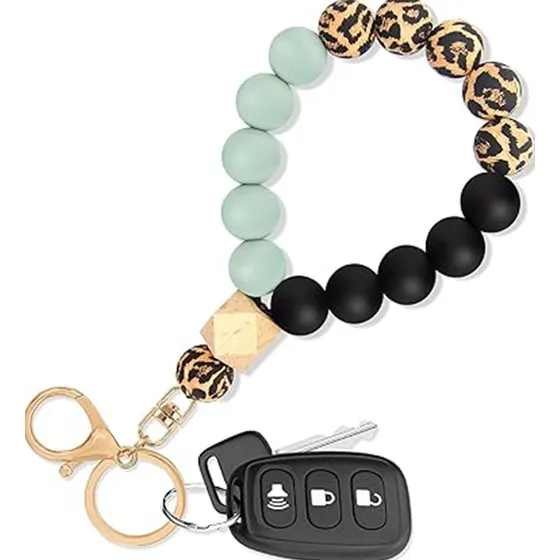 Llavero Y Pulsera De Silicon Para Llaves De Carro
