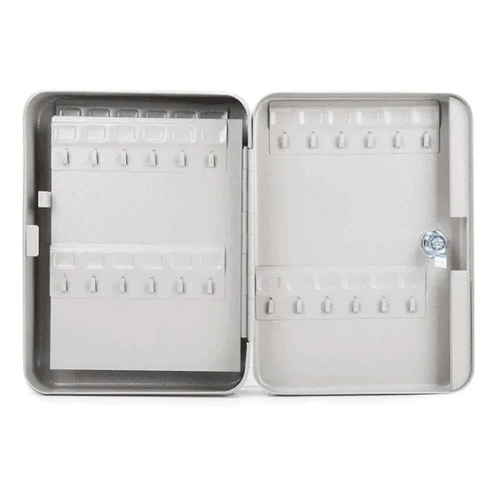 Caja Organizadora 48 Llaves Acero Blanco 25x18x8cm Uyustools