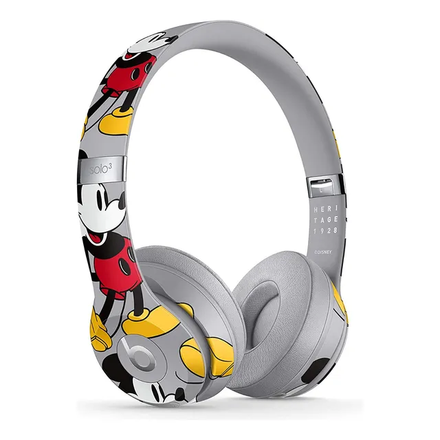 Audífonos Diadema Bluetooth Mickey Mouse Inalámbrico 3.5mm