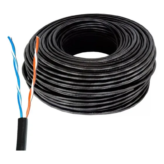 Cable Utp Net Quality Bobina Rollo 100m Categoria 5e Exterior 2 Pares