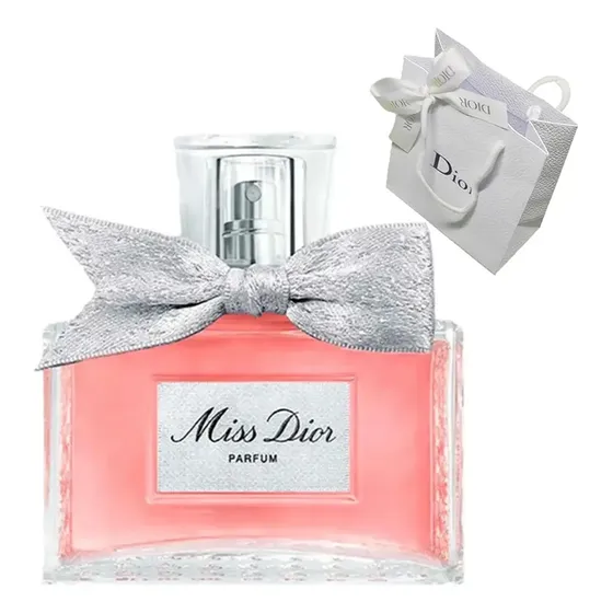 Dior Miss Dior Parfum 80 Ml Volumen Para Mujer Con Rosas De Grasse Con Lazo Bordado Alta Costura | Regalo Exclusivo (bolsa+lazo)