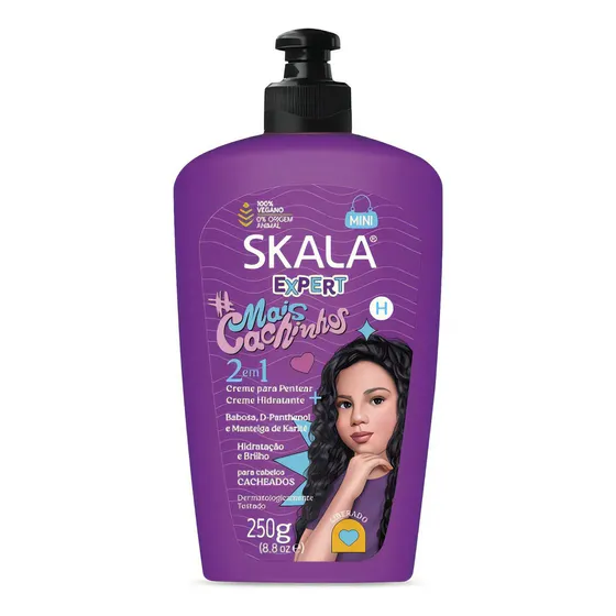 Crema De Peinar 2-1 Karité Cabello Rizado Kids Skala 250 Gr