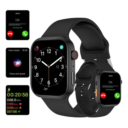 Reloj Inteligente Unisex Con Llamadas Y Salud Negro