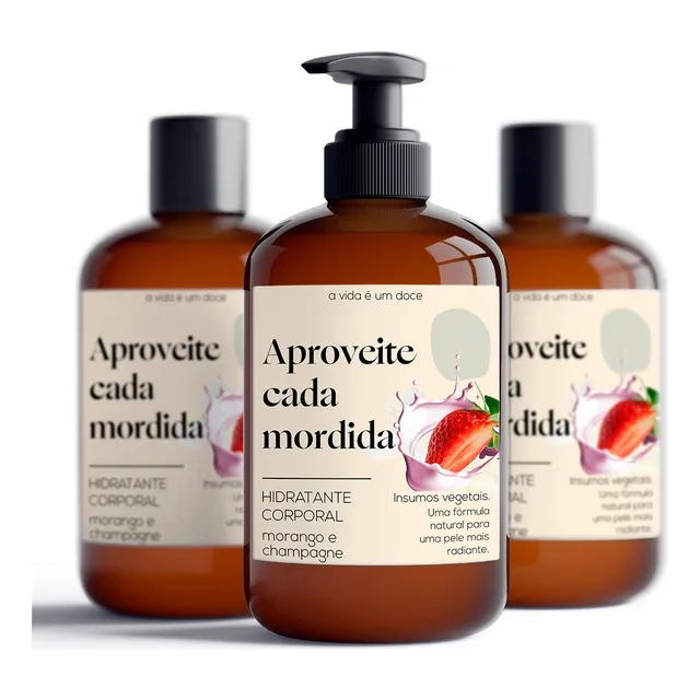 Creme Hidratante Morango E Champanhe Body & Bath Brasil