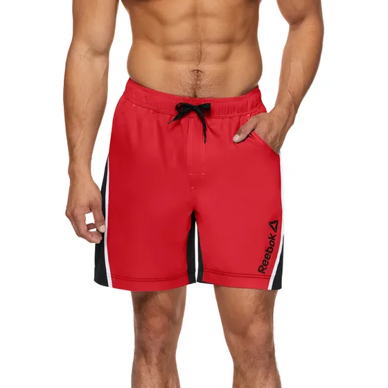 Short Reebok Original Caballero Rojo Con Negro