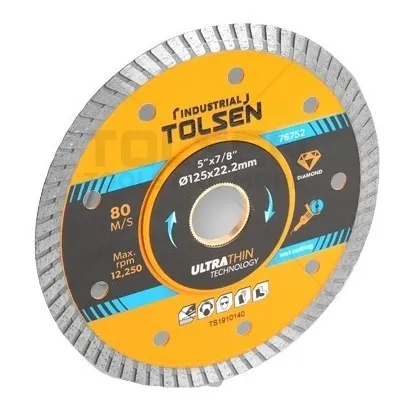 Disco De Corte Diamantado Ultra Fino Tolsen 180x22.2 (20) Mm