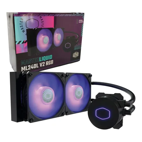 Enfriador de agua ML240l V2 Rgb P/ Processador Cpu Amd Ryzen Am5