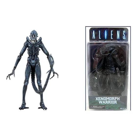 Figura Muñeco Alien Warrior Blue Xenomorph Neca 