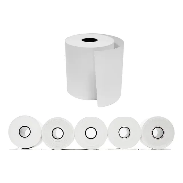 Rollo De Papel Termico Qian, 80mm X 70mm, 6 Piezas (qct807006)