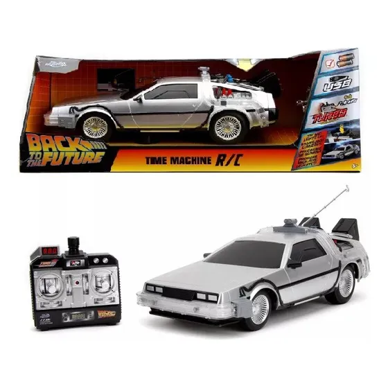 Delorian Volver Al Futuro Mca:jada A Control Remoto C/ Luces