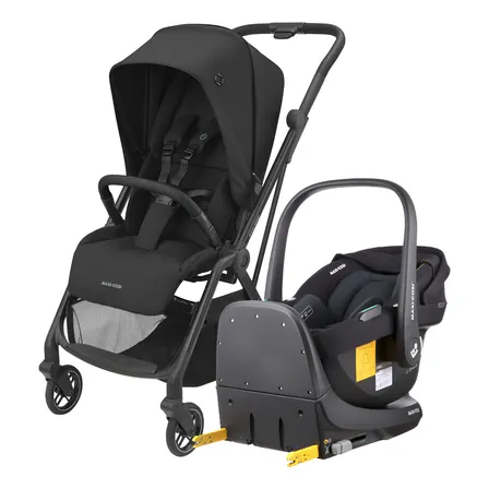 Coche Ts Leona 2 /cabriofix Essential Black Maxi Cosi