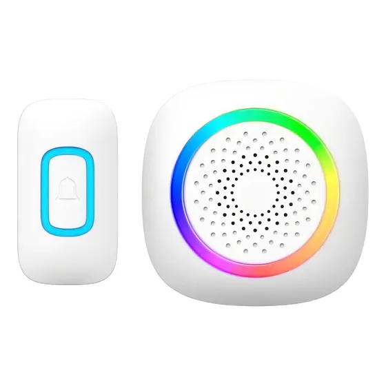 Timbre Inalambrico Wireless Doorbell Kit 60 Melo 300 Mts Led