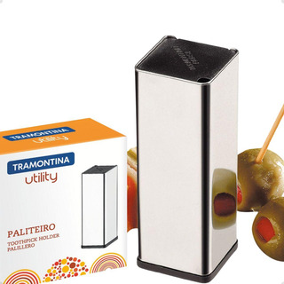 Paliteiro Porta Palito Aço Inox Paliteiro Porta Palito Aço Inox