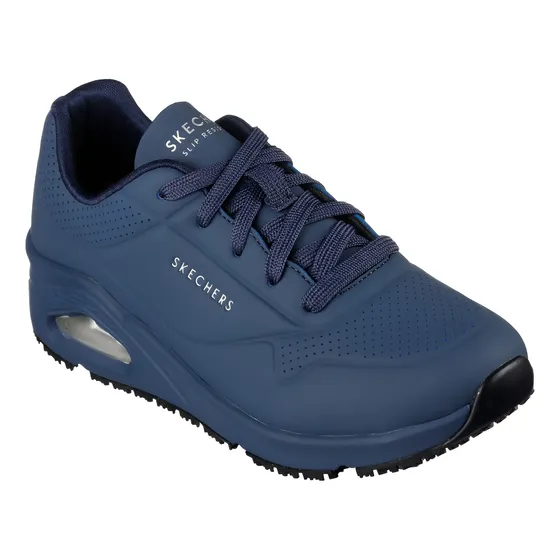 Zapatillas Mujer Work Uno Sr Azul Skechers
