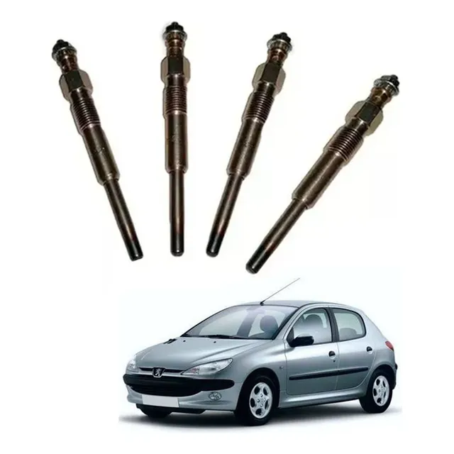 Juego Calentadores Peugeot 206 1.9 Dw8
