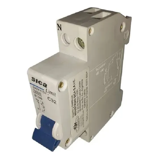 Llave Termica Sica Bipolar 2x32amp Ocupa 1 Modulo!!