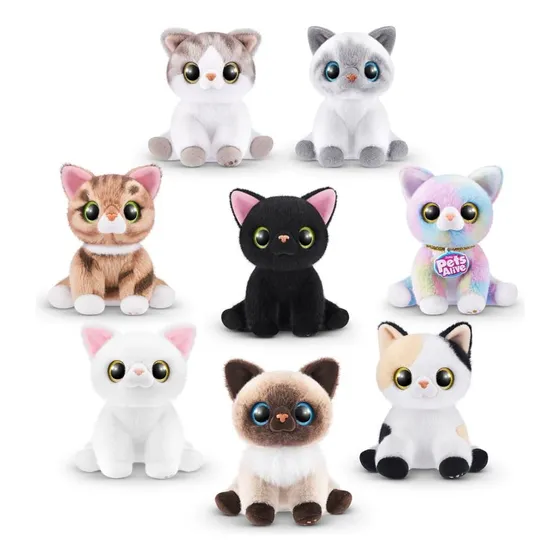 Peluche Gato Interactivo Pets Alive Surtido