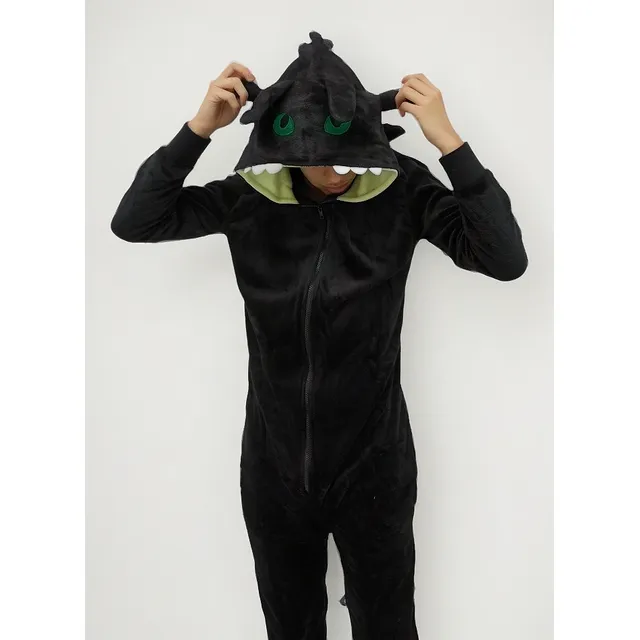 Chimuelo Furia Nocturna Pijama Mameluco Juvenil Tipo Kigurum