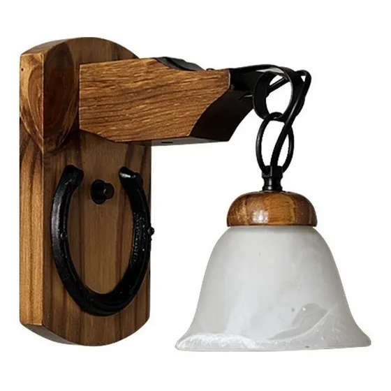 Aplique Lampara Rustica Pared Quincho Led  Carilux