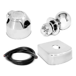 Kit Para Engate Reboque Bola Tomada Capa 90mm/9cm Fio Full Kit Para Engate Reboque Bola Tomada Capa 90mm/9cm Fio Full