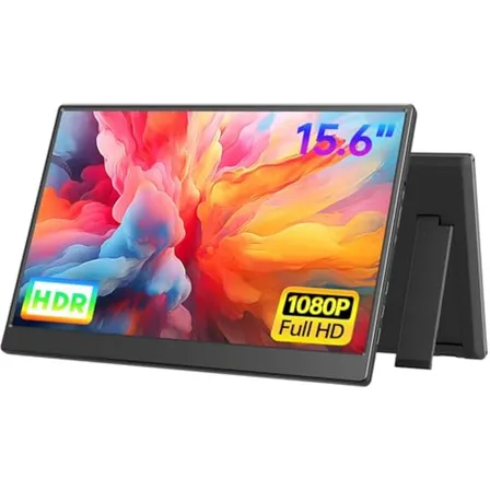 Monitor Portátil Ufyql 15.6  Fhd 1080p, Ultradelgado Y Liger