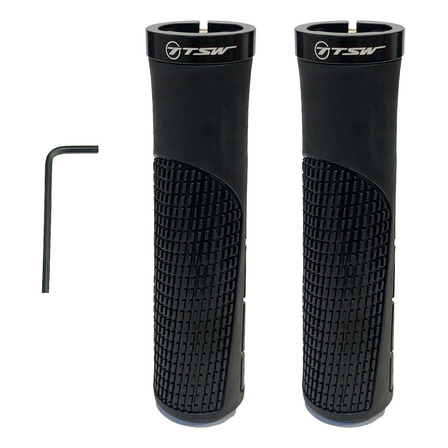 Manoplas Bike Mtb Mod 02 135mm Antiderrapante Ergonômico Tsw Cor Preto Manoplas Bike Mtb Mod 02 135mm Antiderrapante Ergonômico Tsw Cor Preto