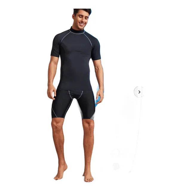 Conjunto Deportivo Traje De Baño Largo Natacion Hombre