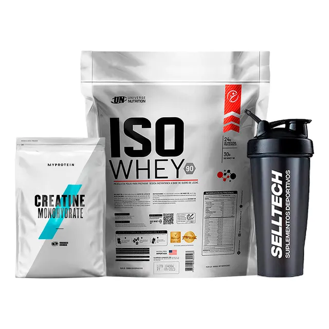 Iso Whey 90 3kg Chocolate+creatina Myprotein 250gr+shaker