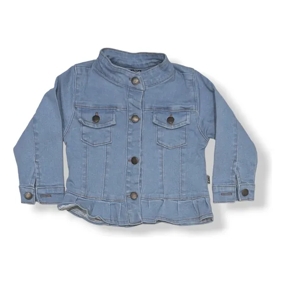 Campera Beba Jean Con Volados Clarita Moda Guimel Kids