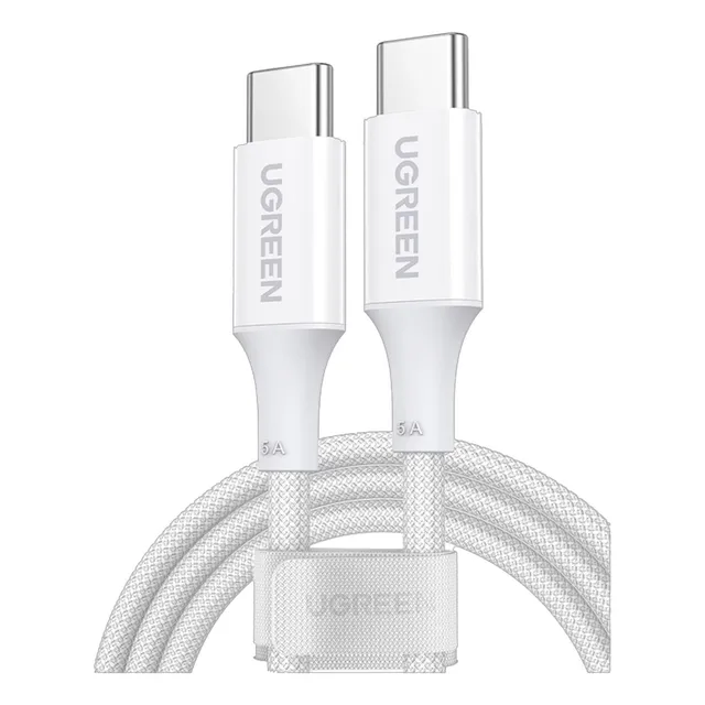 Cable C A C 100w 2m Blanco Carga Rapida Para Laptop Ugreen