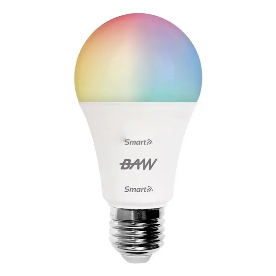 Lampara Led Smart Bulbo Rgb Wifi Baw E27 10w R