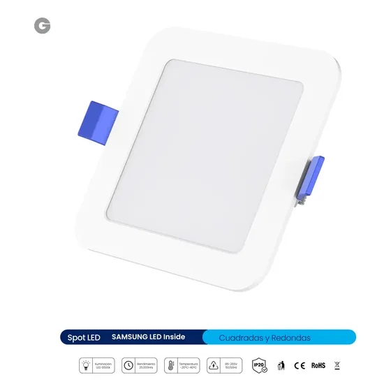 Panel Led Empotrar Igoto Chip Samsung