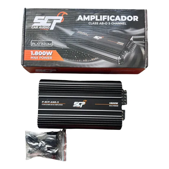 Amplificador Planta De Sonido  5 Canales 1800w