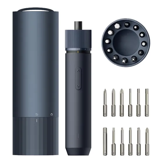 Tornillo Eléctrico Reutilizable Con Luz Led, Conjunto De 12