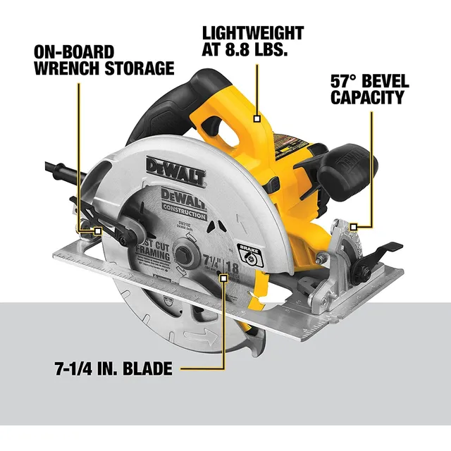Sierra Circular Dewalt 7.1/4 Dwe575sb 110v