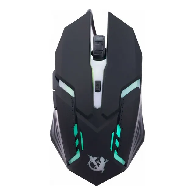 Mouse Gamer X Lizzard Cableado Diseño Actualizado - Otec Color Negro